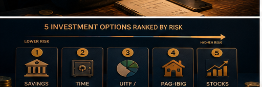 5 Investment Options for Filipinos — Ranked by Risk