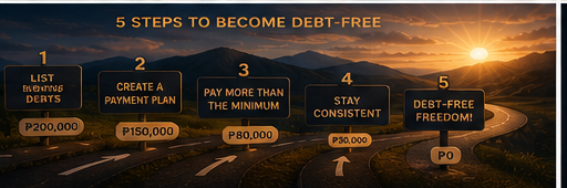 5 Steps Para Maging Debt-Free sa Pilipinas