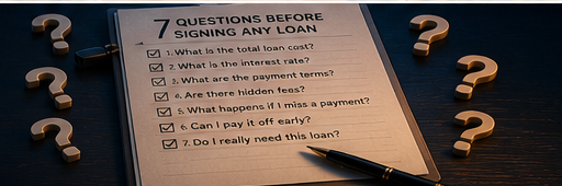 7 Questions to Ask Yourself Before Taking On Any New Debt
