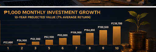 5 Ways to Invest P1,000 a Month in the Philippines