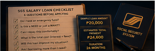 6 Questions to Ask Before Taking an SSS Salary Loan