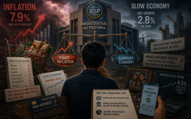 BSP 2026: Pumipigil sa Inflation, Nasisira ang Ekonomiya — Walang Magandang Sagot